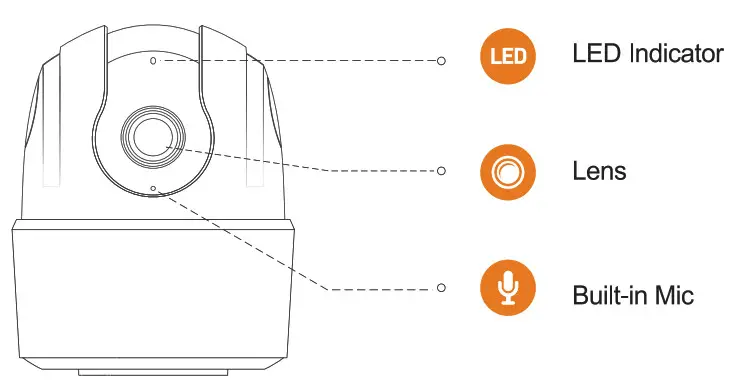 2 MP PTZ Wi-Fi IP Camera Imou Ranger 2С - camera introduction 2