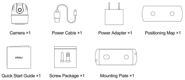 2 MP PTZ Wi-Fi IP Camera Imou Ranger 2С - package