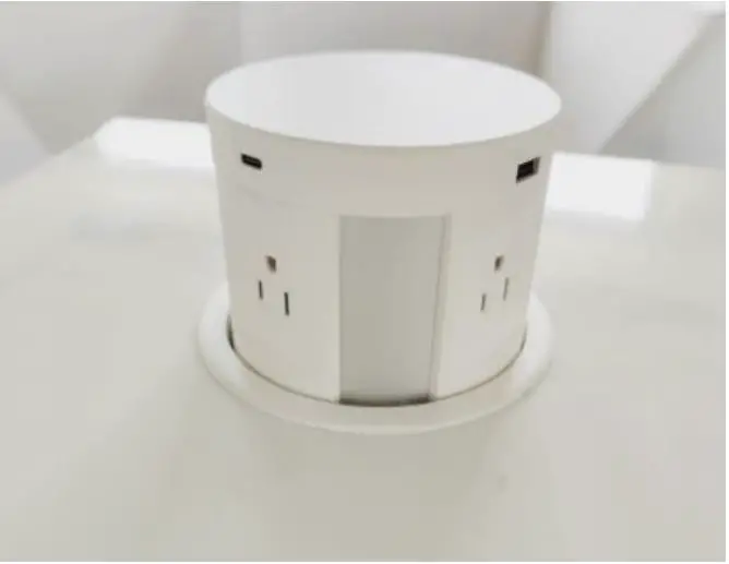 Officelink 1074AC1Q Socket Outlet - The socket will rise to the working position by itself