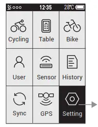 COOSPO BC200 Bluetooth GPS Bicycle Computer- Other Settings