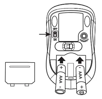 Targus AMB844 WWCB Bluetooth Mouse- Battary