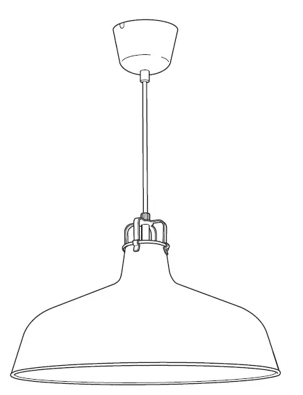 IKEA RANARP Household Ceiling Lamp fig1