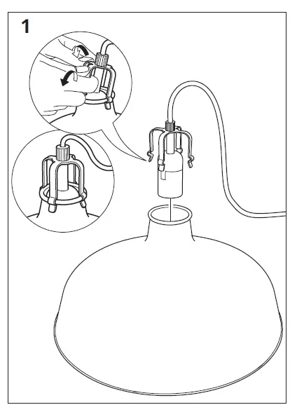 IKEA RANARP Household Ceiling Lamp fig3