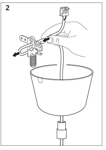 IKEA RANARP Household Ceiling Lamp fig4