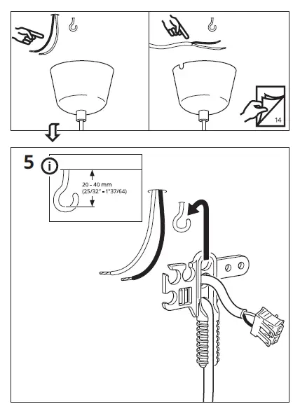 IKEA RANARP Household Ceiling Lamp fig6