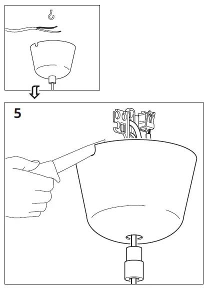 IKEA RANARP Household Ceiling Lamp fig8