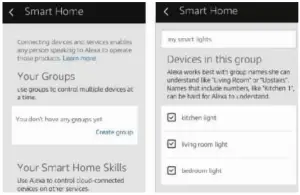 Control devices by voice