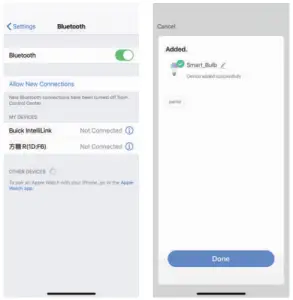 Bluetooth function operation instructions