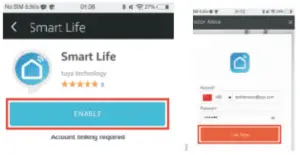 Enable 4NBSUAG6kill in Alexa APP