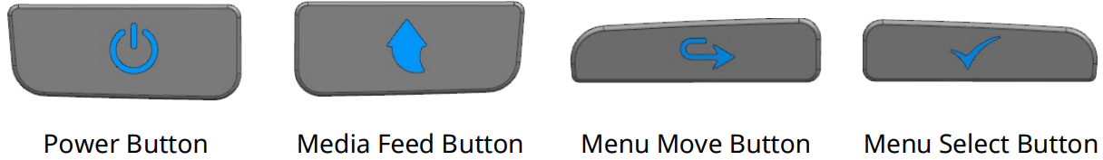 BIXOLON XM7 20 Mobile Label Printer - Control Panel Usage