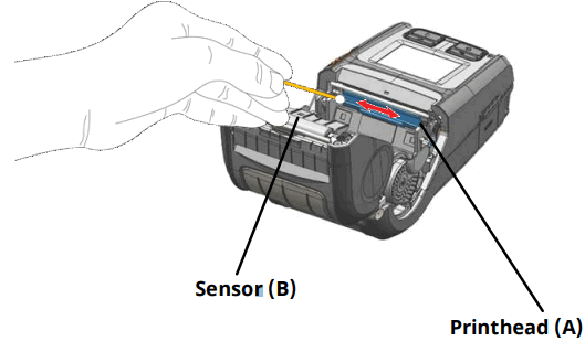 BIXOLON XM7 20 Mobile Label Printer - Sensor
