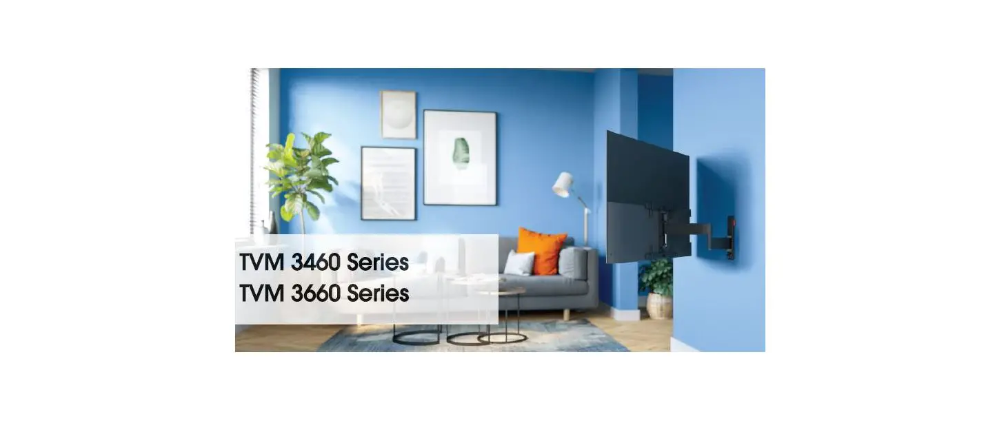 Vogel S Tvm 3460 Series Tvm 3465 Full-motion Tv Wall Mount Installation Guide