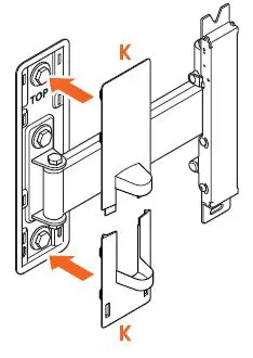 vogel s TVM 3460 Series TVM 3465 Full-Motion TV Wall Mount fig 13