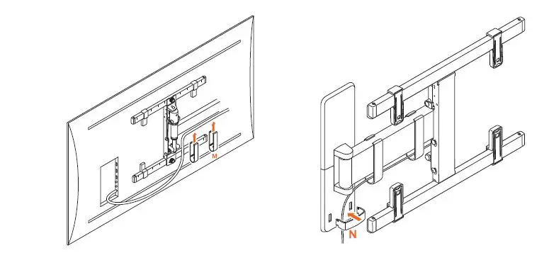vogel s TVM 3460 Series TVM 3465 Full-Motion TV Wall Mount fig 17