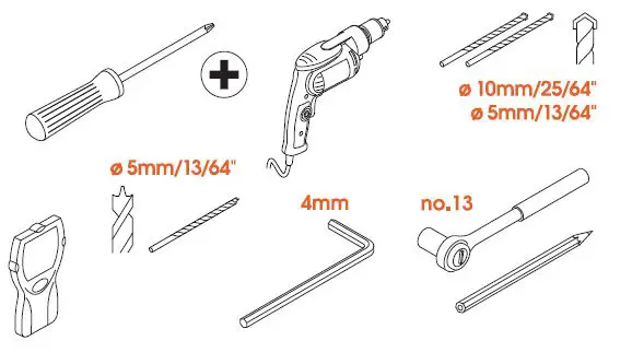 vogel s TVM 3460 Series TVM 3465 Full-Motion TV Wall Mount fig 2