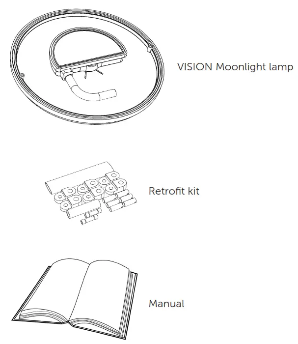 DURATECH PLS300B Vision Moonlight - Box contents