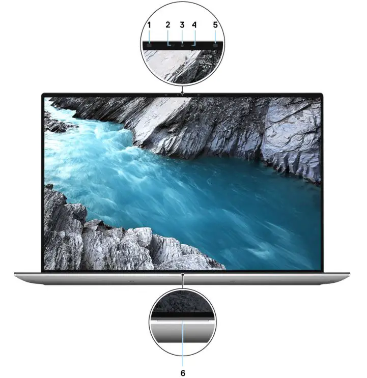 DELL XPS 15 9500 - Views of XPS 15 9500 Display