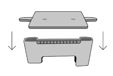 BRYDGE Vertical Dock for MacBook Pro - ASSEMBLY 2