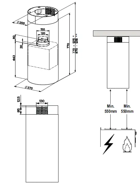 savo I-7804-S Cooker Hood 37 cm featured 1