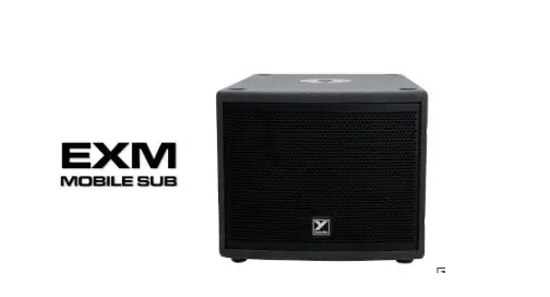 Yorkville Exm-mobile-sub Battery Powered Portable Subwoofer Owner's Manual Yorkville Exm-mobile-sub Battery Powered Portable Subwoofer Owner's Manual