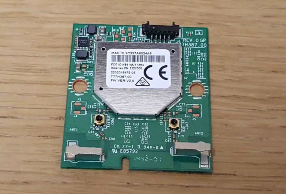 Hisense Mw505 Tv Wifi Bluetooth Module User Manual Hisense Mw505 Tv Wifi Bluetooth Module User Manual