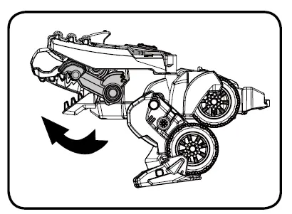 vtech 5379 Switch and Go T-Rex Muscle Car fig 7