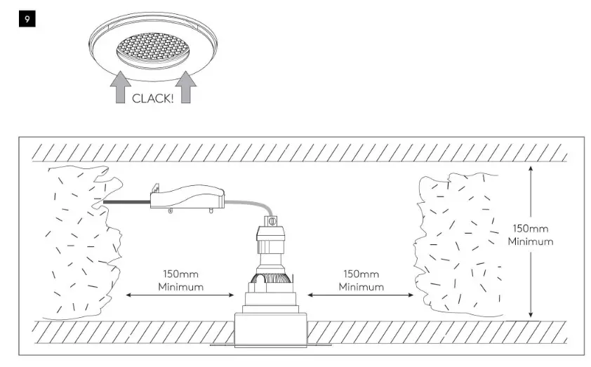 astro 1248017 Trimless Slimline Round Fixed Fire-Rated IP65 Downlight- 9