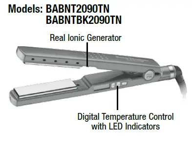 BaByliss PRO BABNT2090TN Nano Titanium Professional Straightener-1