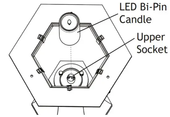 VPL-1006 Low Voltage Landscape Lighting - Bi-Pin Candle