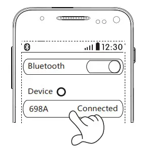 Shenzhen Shuaixian Electronic Equipment 698A Bluetooth- Turn on