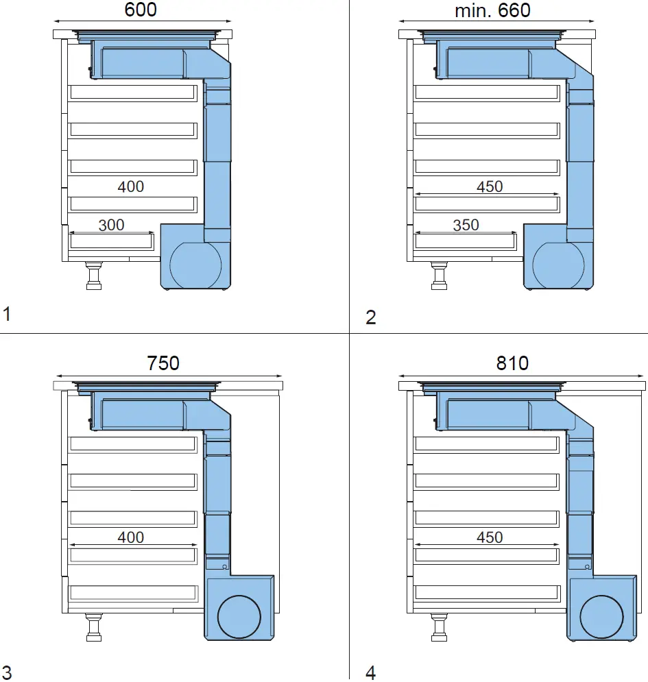 INVENTUM IKI9045FLOW Built-In Flow-In Induction Hob Dimensions 02