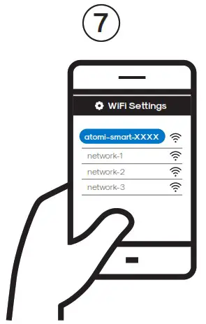 atomi smart AT1291 Smart WiFi White Bulb - Connect your smart device