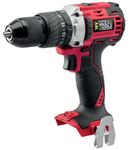 MEEC TOOLS 014035 18V Drill Driver With Percussion Mode