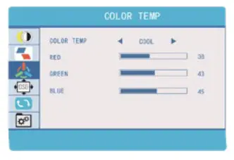 MISURA 3M101B Portable Dual Monitor - COLOR TEMPERATURE