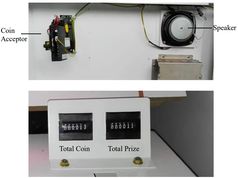 magic play 7331965710 Lollipops Vending Machine - Door inside View