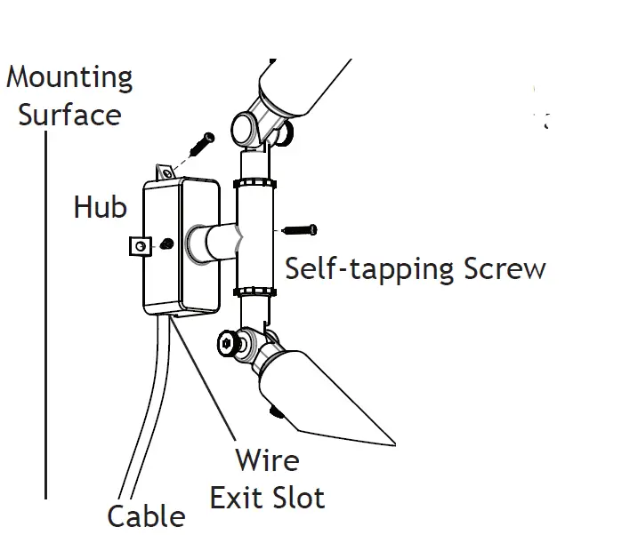 VOLT VAL-2103-0-BBZ Tri-Hub-Ultra-Slim-Brass-Up-Down-Light- fig 9