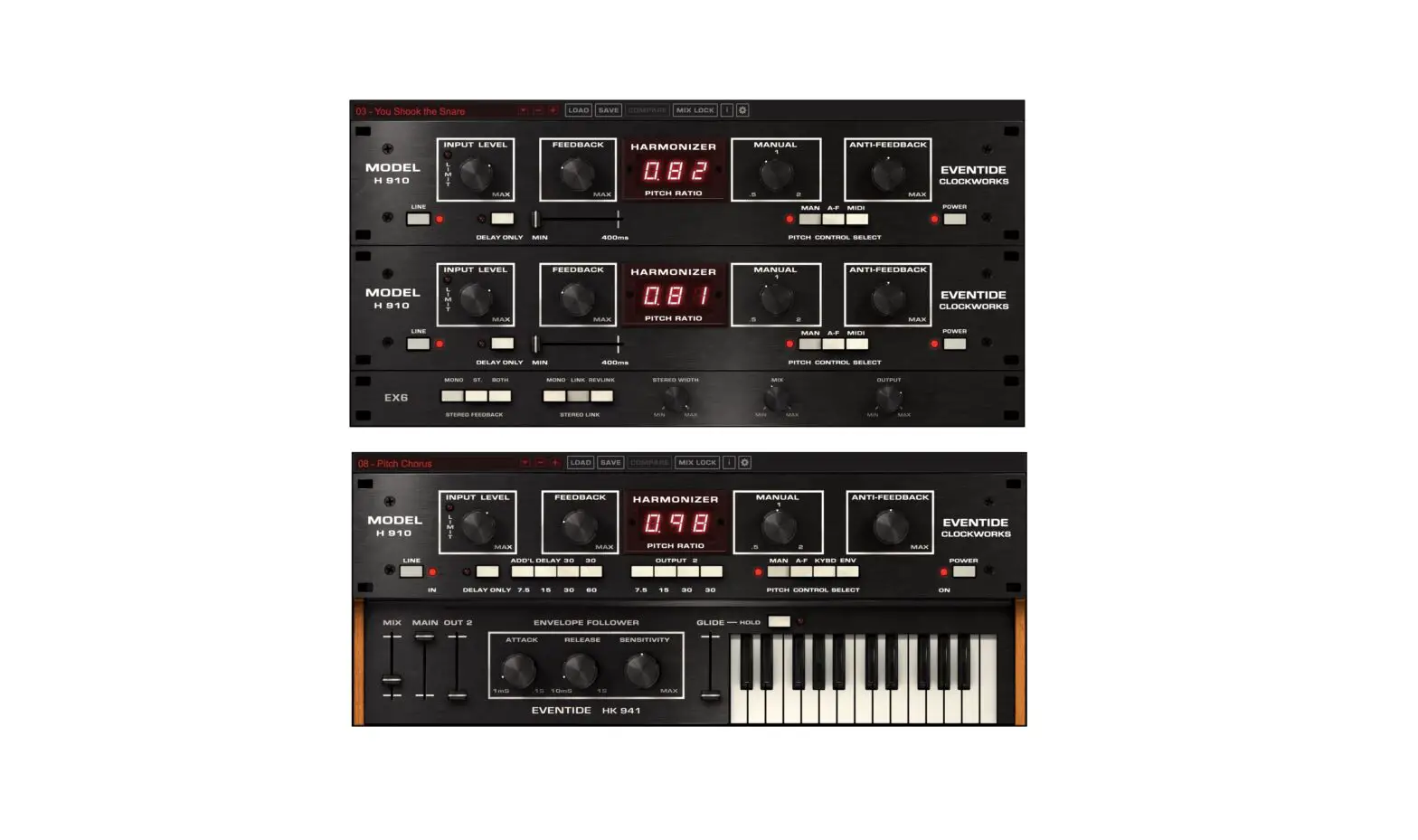 Eventide H910 Single And Dual Harmonizer User Guide