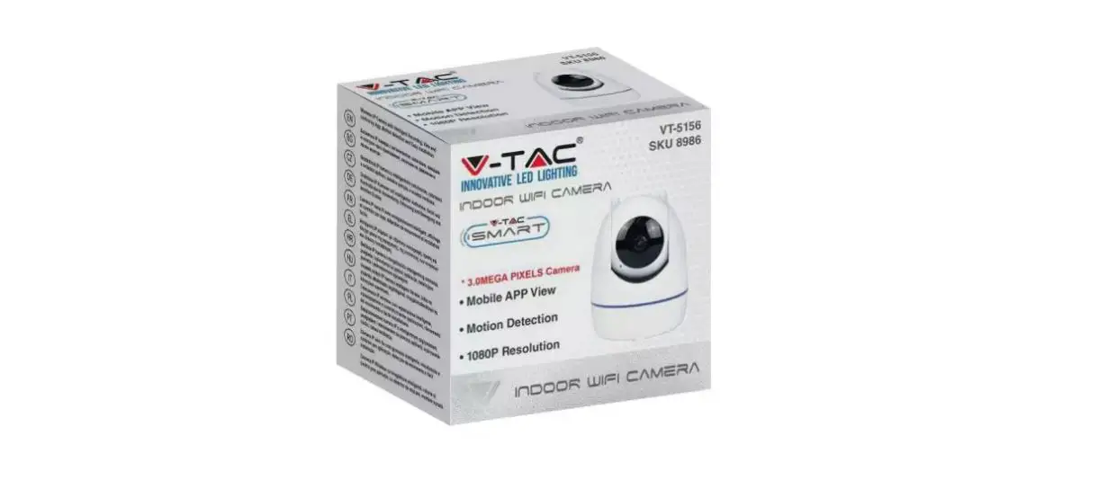 V-tac Vt-5156 Indoor Wifi Camera Instruction Manual V-tac Vt-5156 Indoor Wifi Camera Instruction Manual