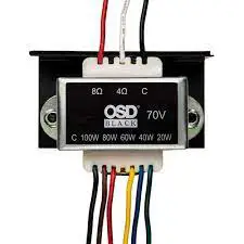 OSD BLACK BK-100W70T 70 Volt Line Matching Transformer