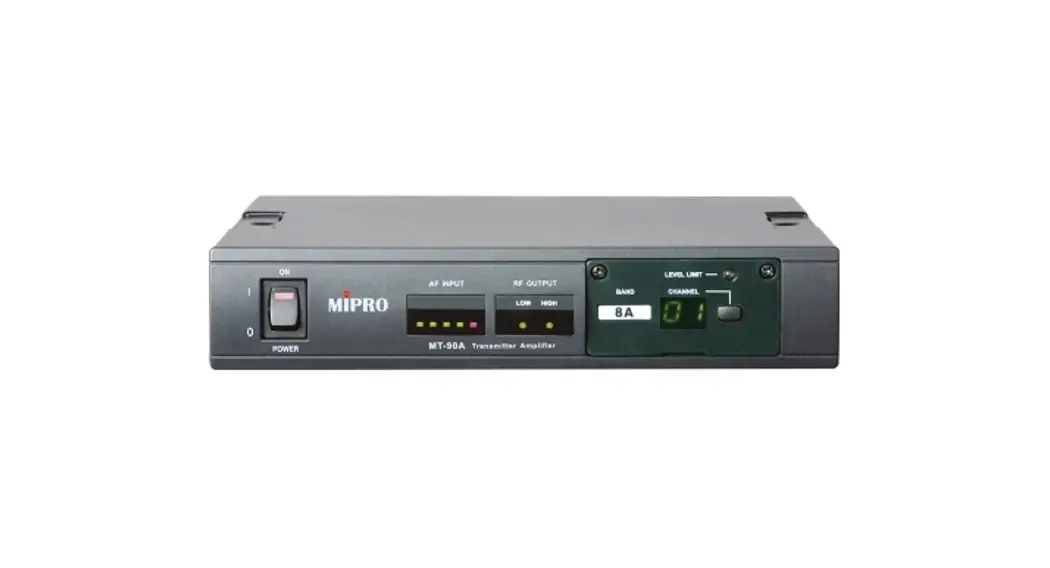 Mipro Mt-24a 2.4 Ghz Digital Interlinking Transmitter User Guide Mipro Mt-24a 2.4 Ghz Digital Interlinking Transmitter User Guide