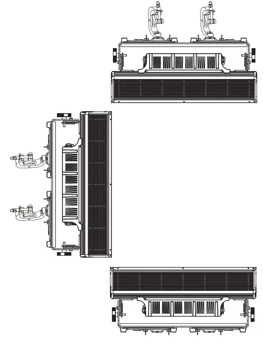 ELATION PROFESSIONAL ZCL BAR Z300 IP Versatile IP65 Rated Bar Effect Luminaire with Zoom - bodily