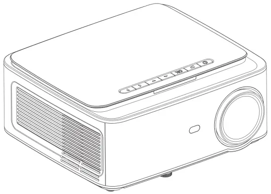 lumeri F560 Powerfull Full HD LED Projector with 50000 Hours Lifespan