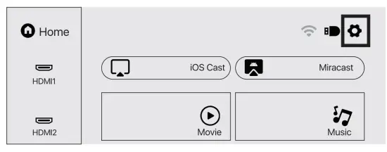 lumeri F560 Powerfull Full HD LED Projector with 50000 Hours Lifespan - operation1