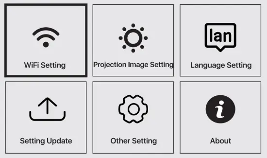 lumeri F560 Powerfull Full HD LED Projector with 50000 Hours Lifespan - operation2