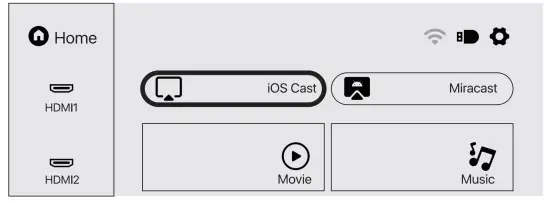 lumeri F560 Powerfull Full HD LED Projector with 50000 Hours Lifespan - operation8