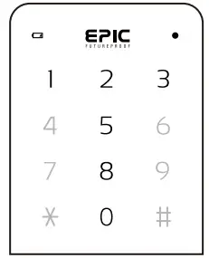 Epic Systems ES F300D Digital Door Lock - 4
