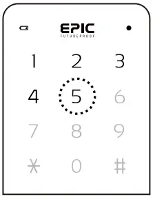 Epic Systems ES F300D Digital Door Lock - five