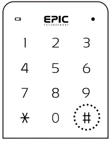 Epic Systems ES F300D Digital Door Lock - hase