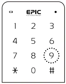 Epic Systems ES F300D Digital Door Lock - nine