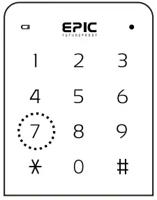 Epic Systems ES F300D Digital Door Lock - saven